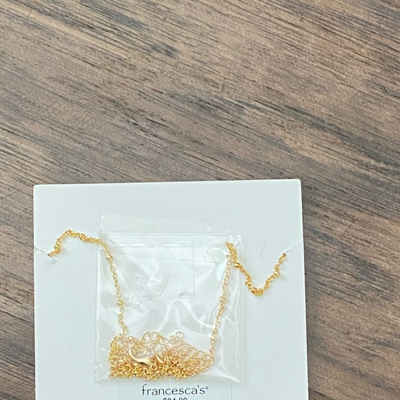 Francesca’s large brushed initial necklace - Picture 9 of 9